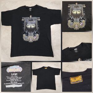 WOW World Of Warcraft Mens L Large Corripe Cervisium Little Kargath‎ T Shirt